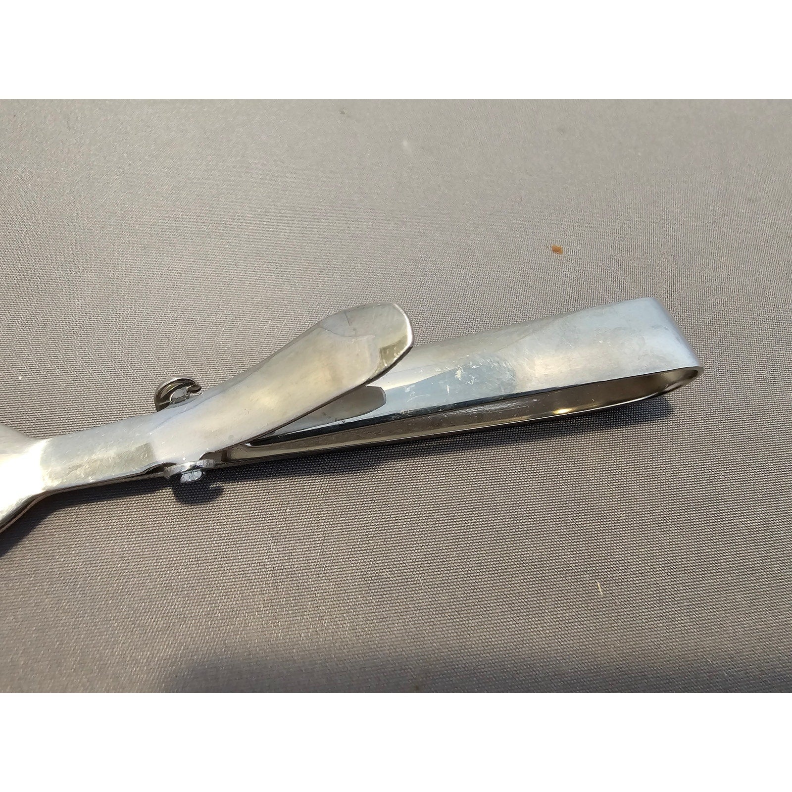 Stainless Steel Buffet Serving Tongs - Double Spoon - 4.25in