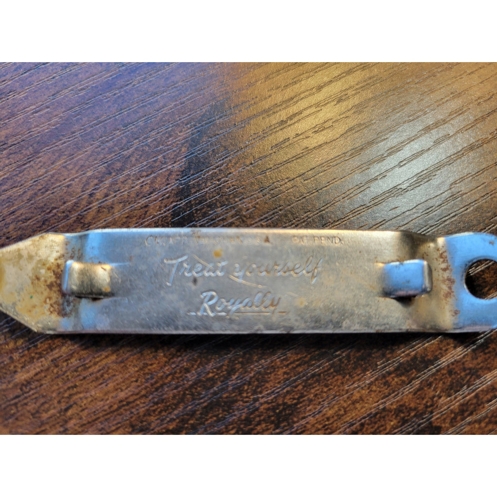 Vintage Vaughan Royal 58 Beer Bottle Opener - Treat Yourself Royally