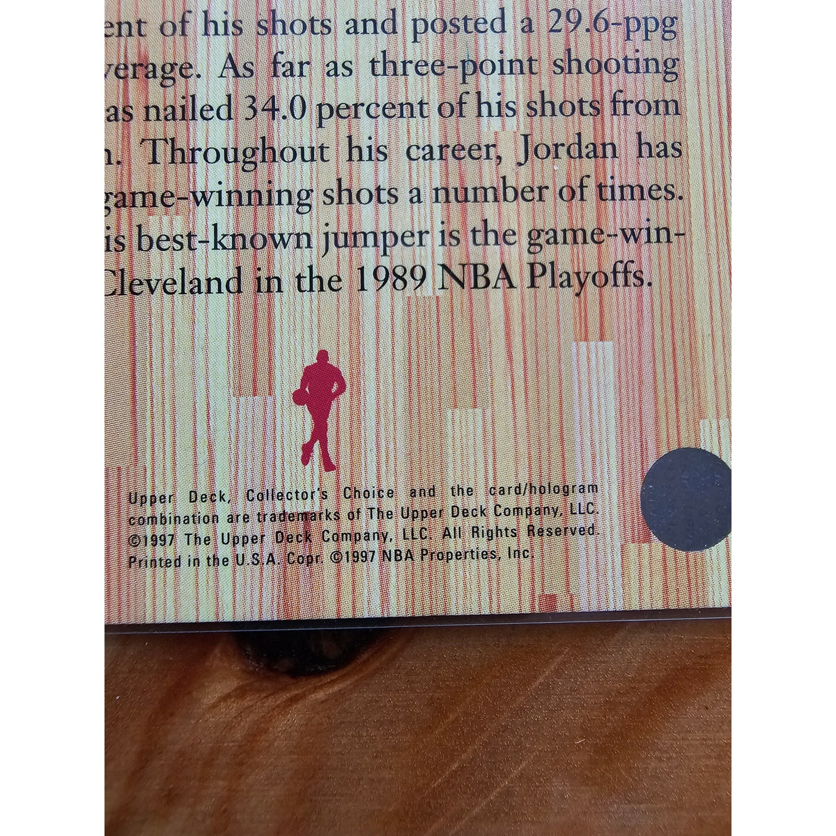 Michael Jordan 1997-1998 Upper Deck #392 - Michael's Magic - Chicago Bulls - NBA
