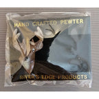 Vintage River's Edge Pewter "Buck" Pinback - Deer Head, Hand Crafted - No. 230