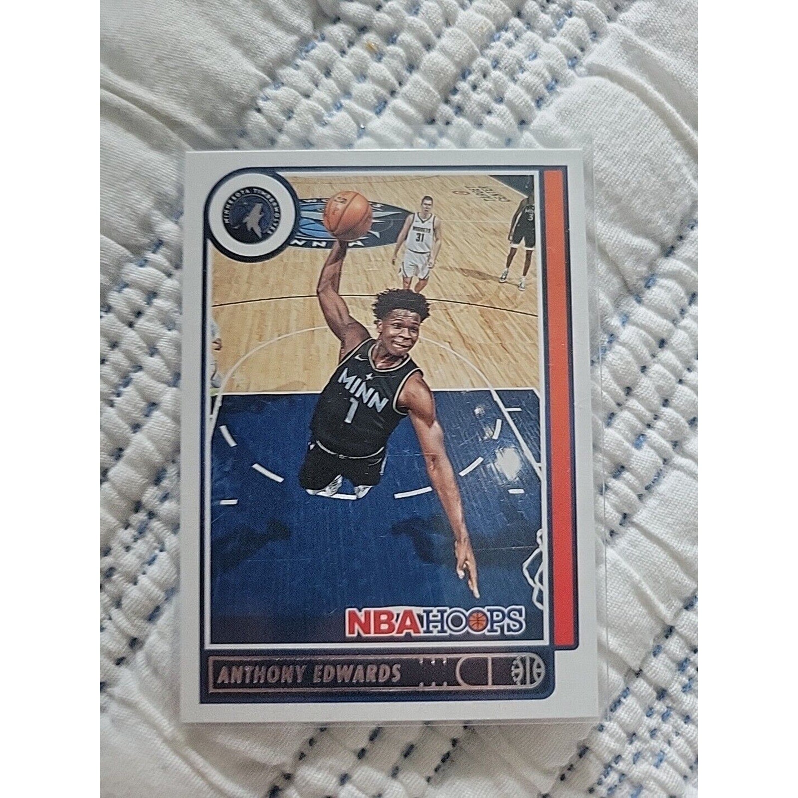 Anthony Edwards 2021-22 Panini NBA Hoops #151 - Minnesota Timberwolves