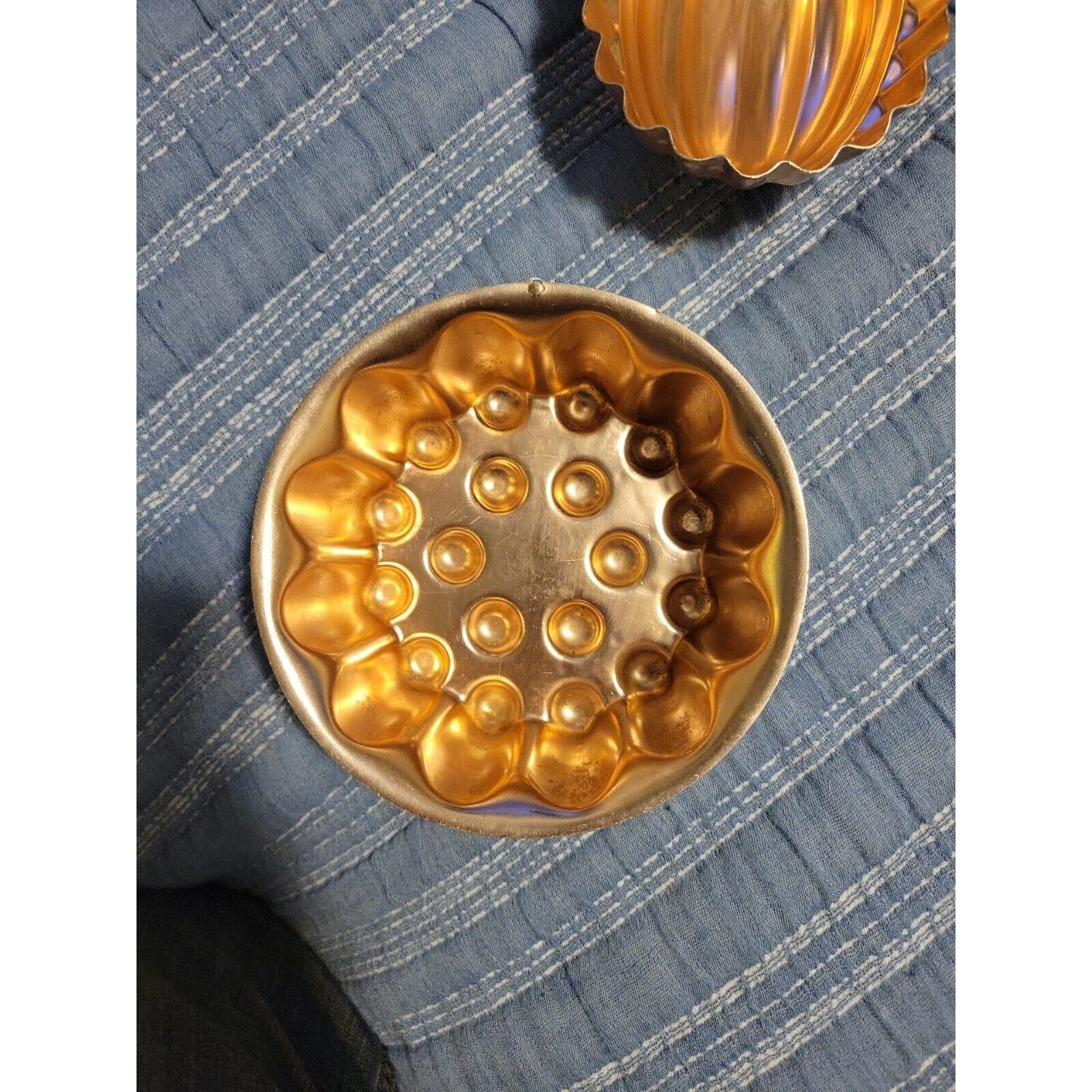 Set of 3 Mid Century Copper Molds Wall - 9-1/2" (3-1/2 cups, 7" (2-1/2) & 4 cups