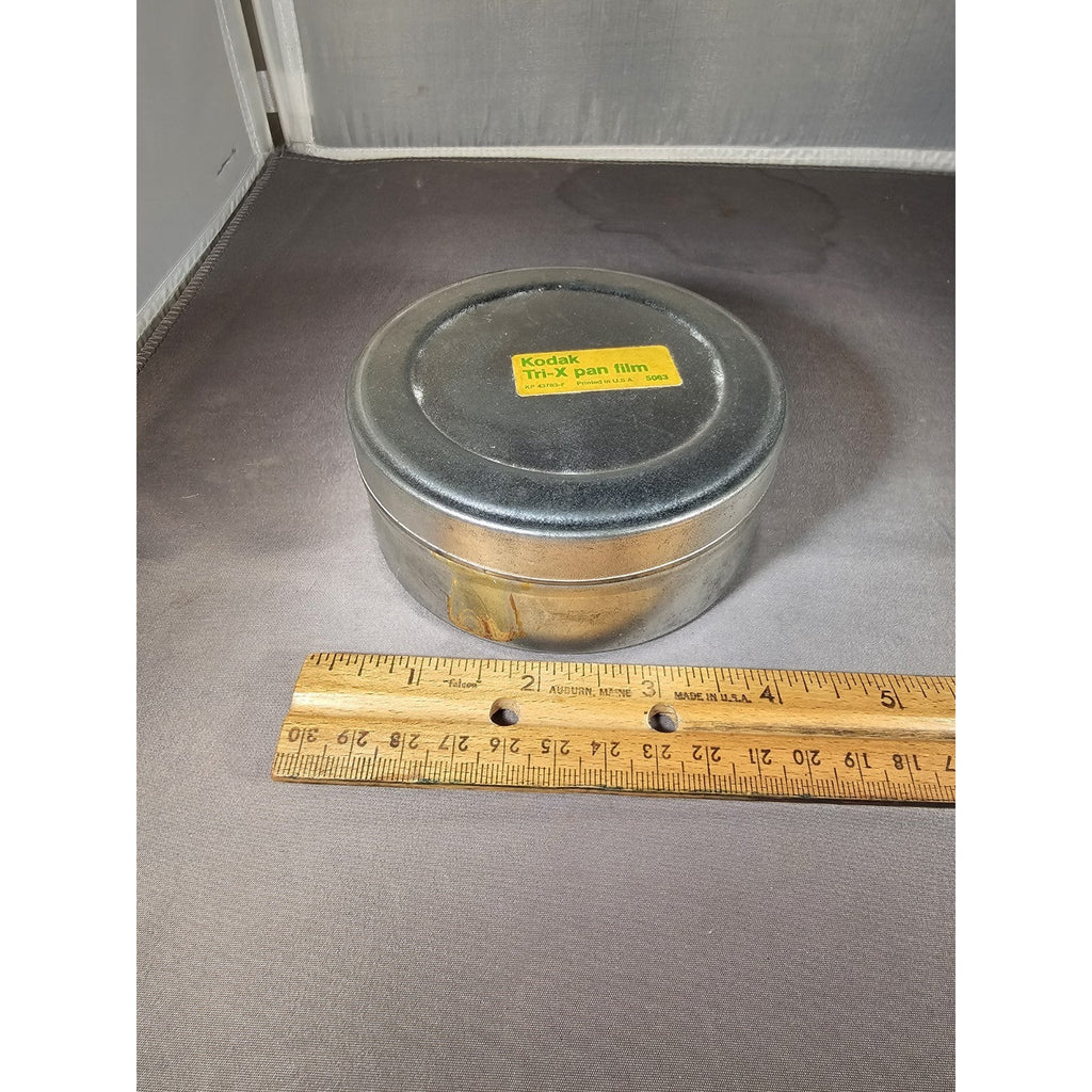 Vintage Eastman Kodak Company 35mm Film Canister/Tin - TRI-X Pan - 4" Diameter