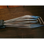 Black Handle Flipper/Tongs for Fish, Deep Frying - Locks