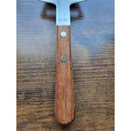 Vintage Vernon Stainless Steel Cheese Slicer/Server - Wood Handle - Taiwan