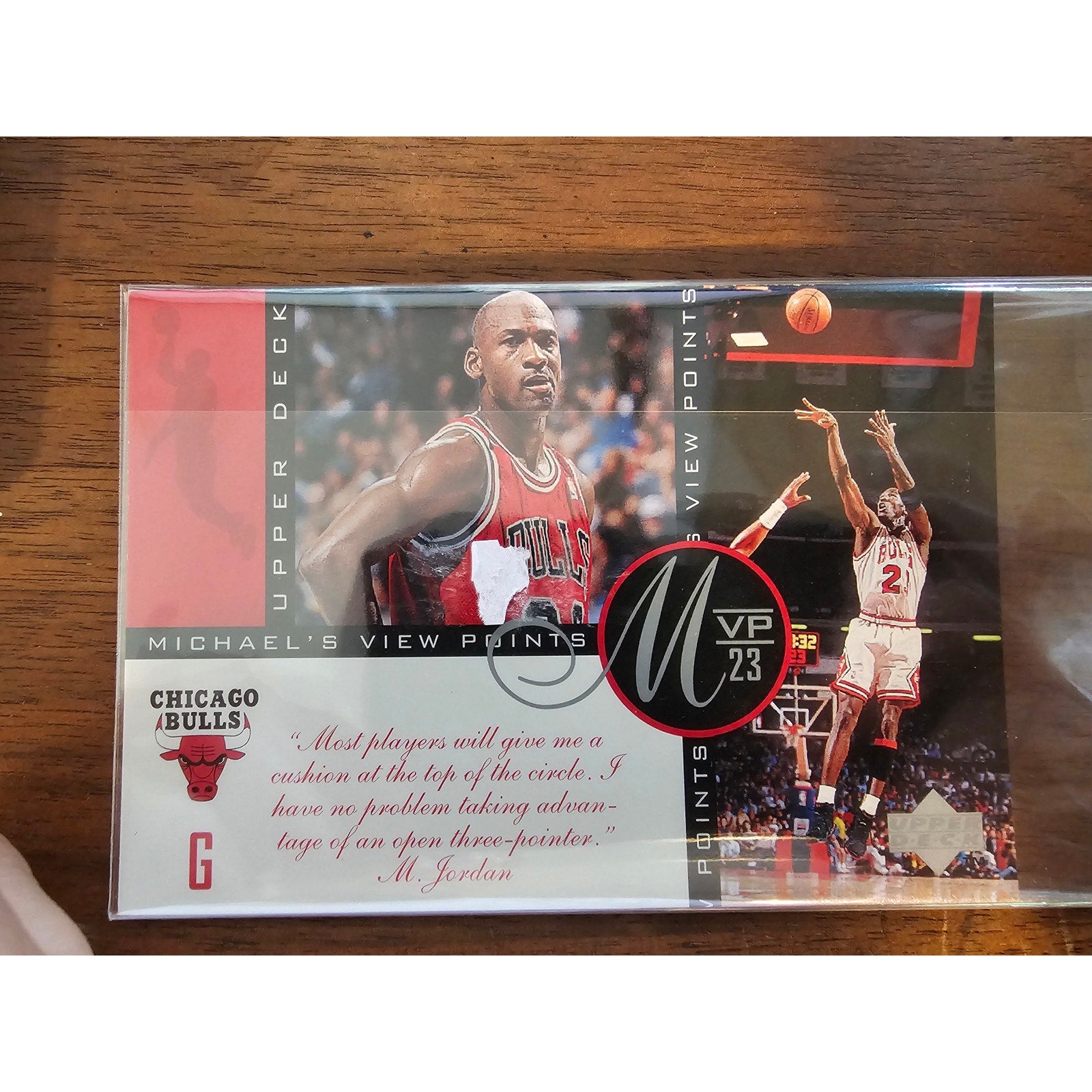 Michael Jordan 1997 Upper Deck #VP7 - View Points - NBA - Jumbo