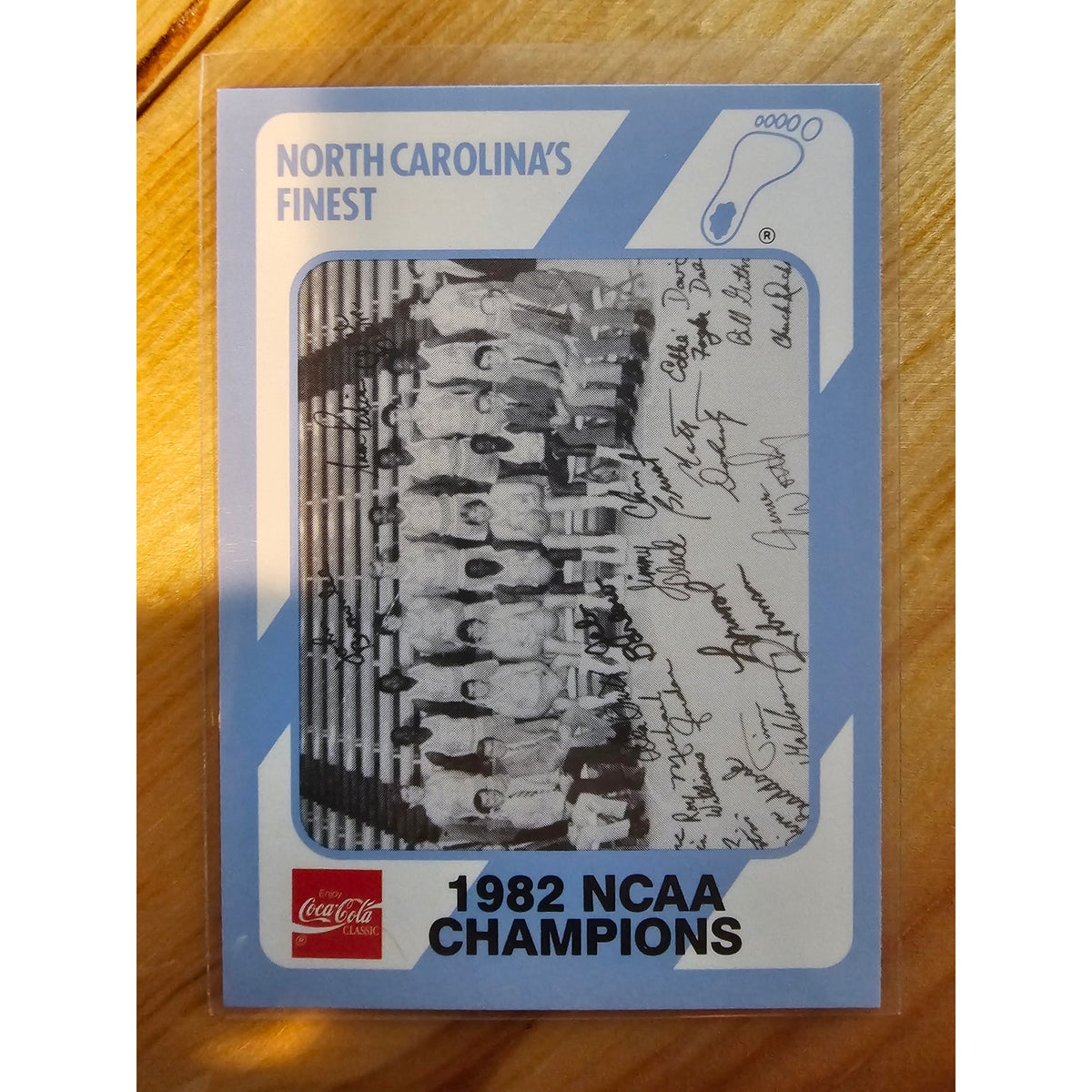1982 NCAA Champions - 1989 Collegiate Collection #200  - North Carolina's Finest