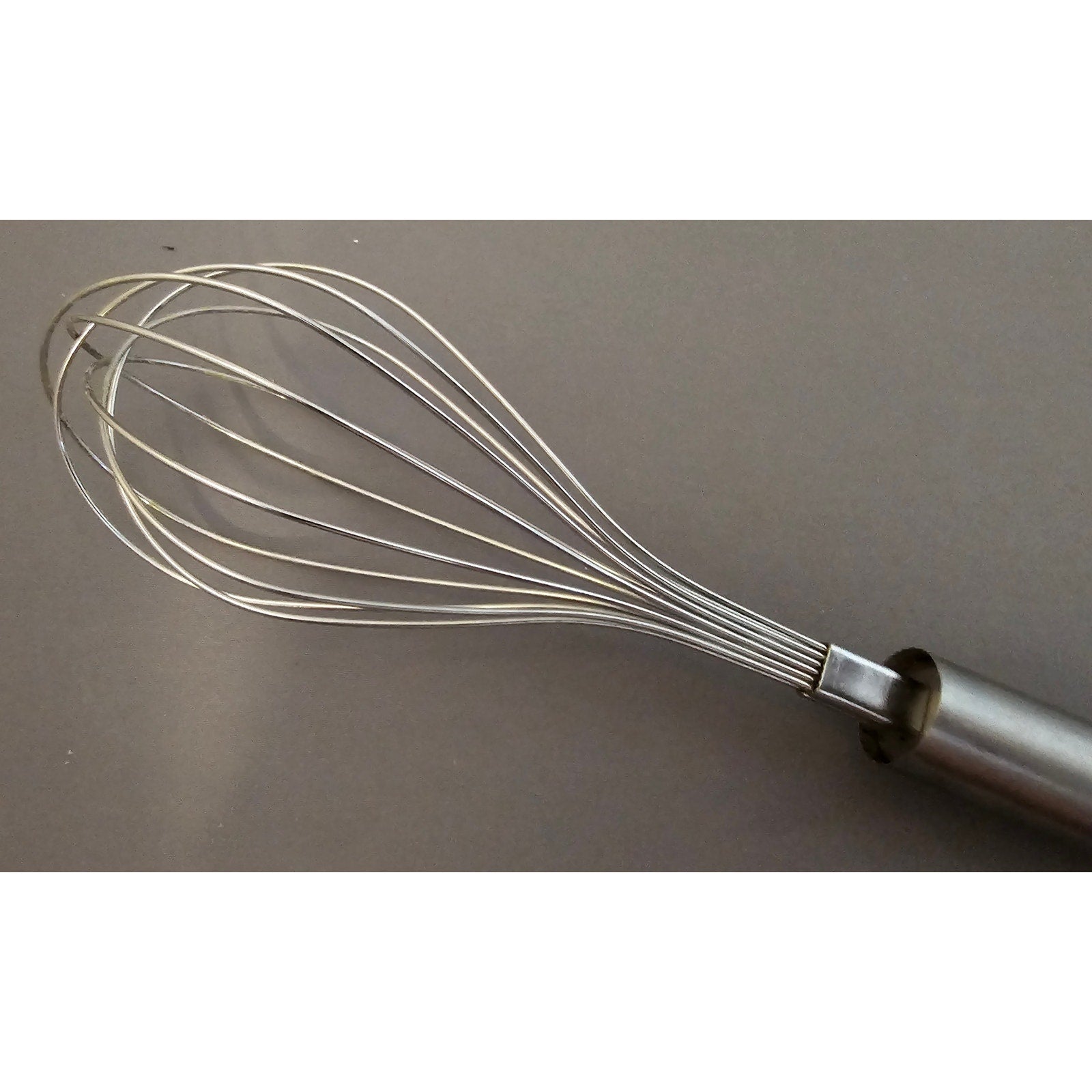 Stainless Steel Whisk w/Silver Handle - Whipping, Balloon, 9-1/2"