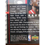 Michael Jordan 1999 Upper Deck #C8 - 6/14/92 Second Title - MJ Retires - Jumbo