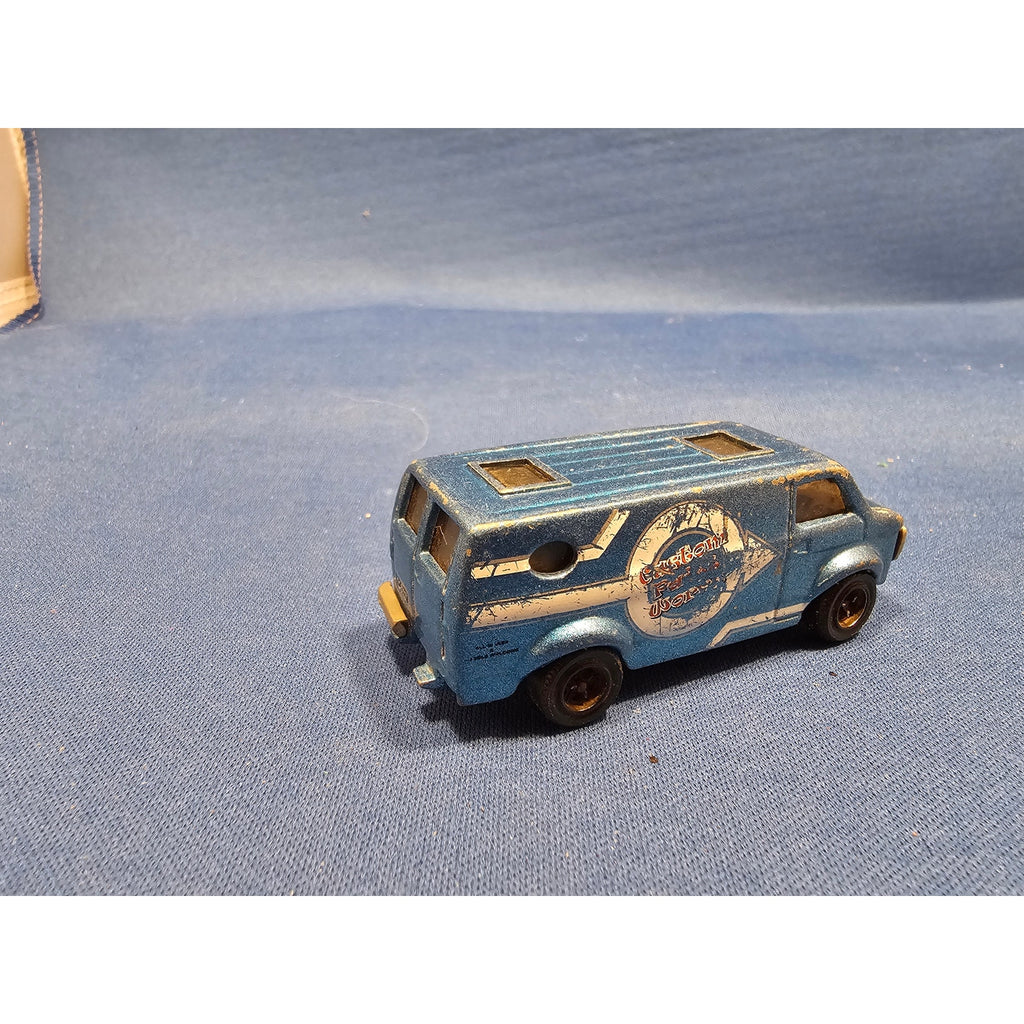 2006 Matchbox - Blue Custom Works Paint Van - MB709 - 1:74 - loose