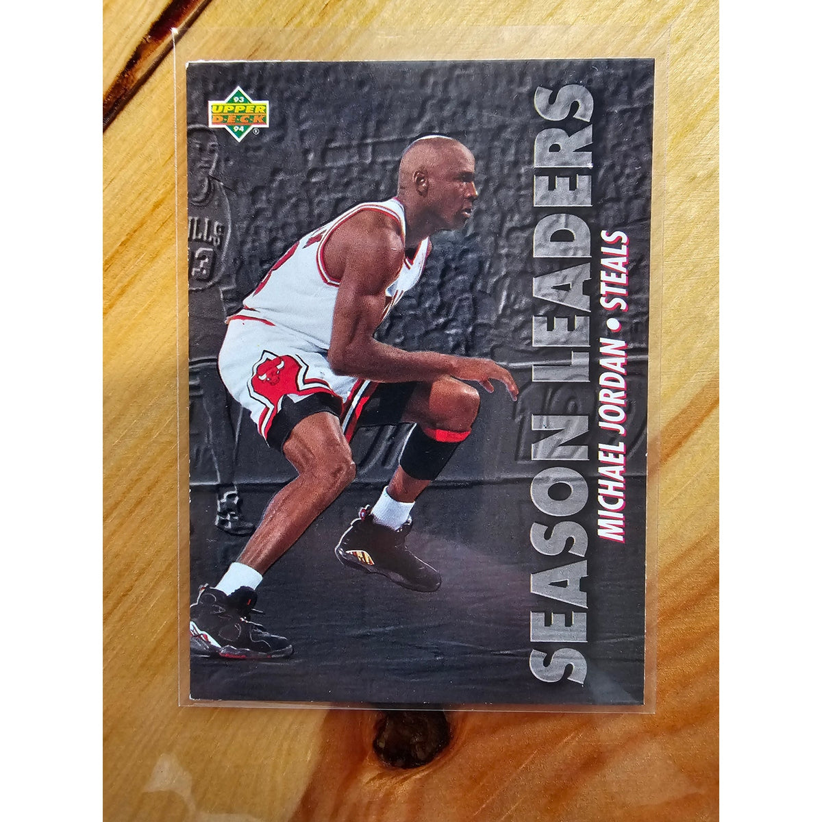 Michael Jordan 1993-1994 Upper Deck #171 - Season Leader Steals - Chicago - NBA