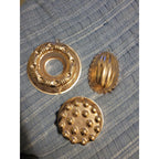 Set of 3 Mid Century Copper Molds Wall - 9-1/2" (3-1/2 cups, 7" (2-1/2) & 4 cups