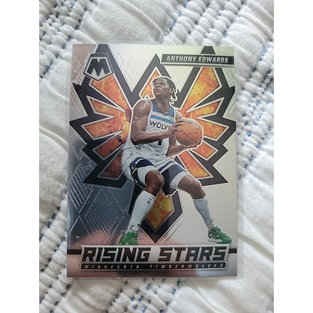 Anthony Edwards 2021-22 Panini Mosaic #3 - Rising Stars - Minnesota Timberwolves