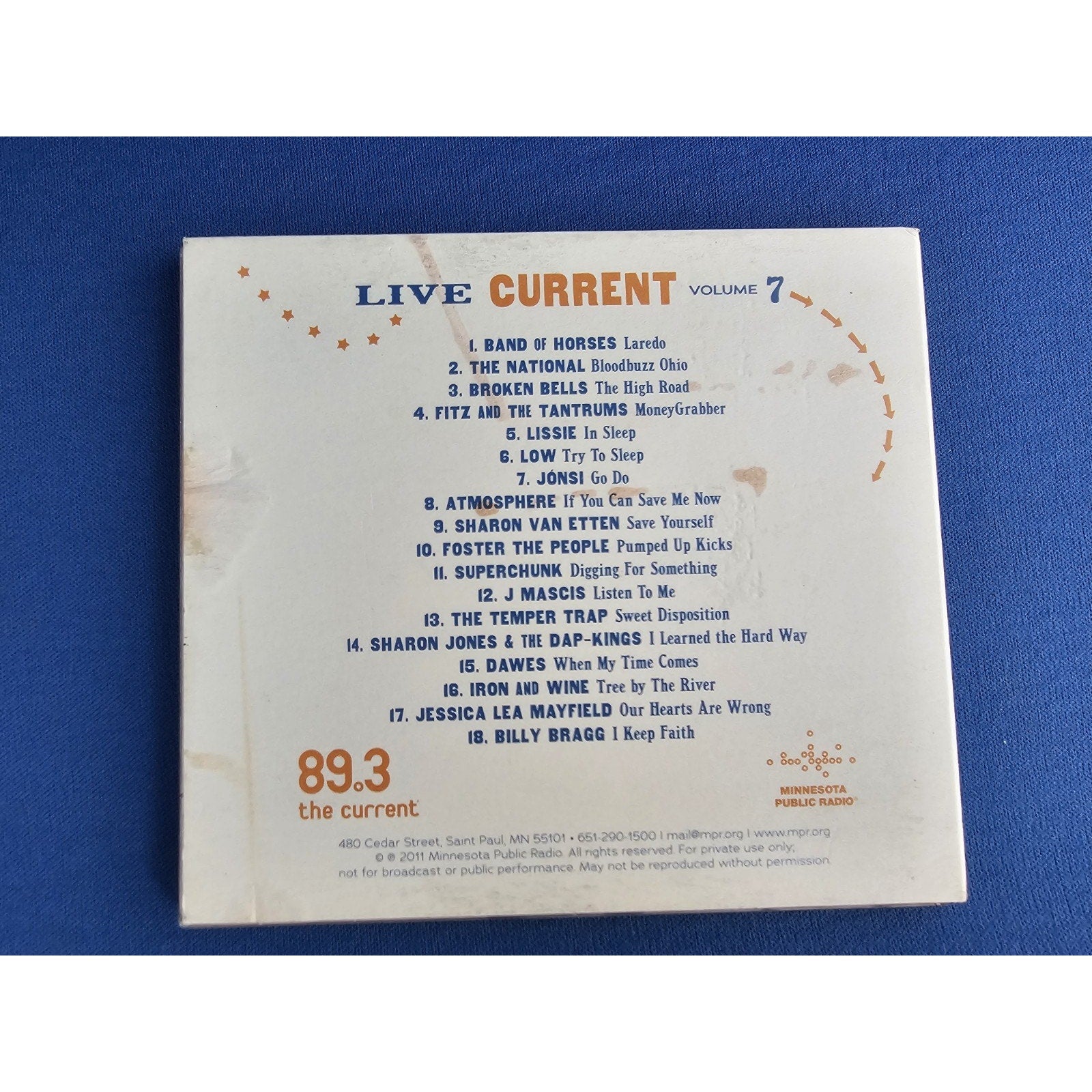 89.3 Live Current - Volume 7 - MPR - Minneapolis/St. Paul Public Radio