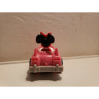 Disney Minnie Mouse Pull Back Pink Convertible Car McDonald's Meal Toy - F28