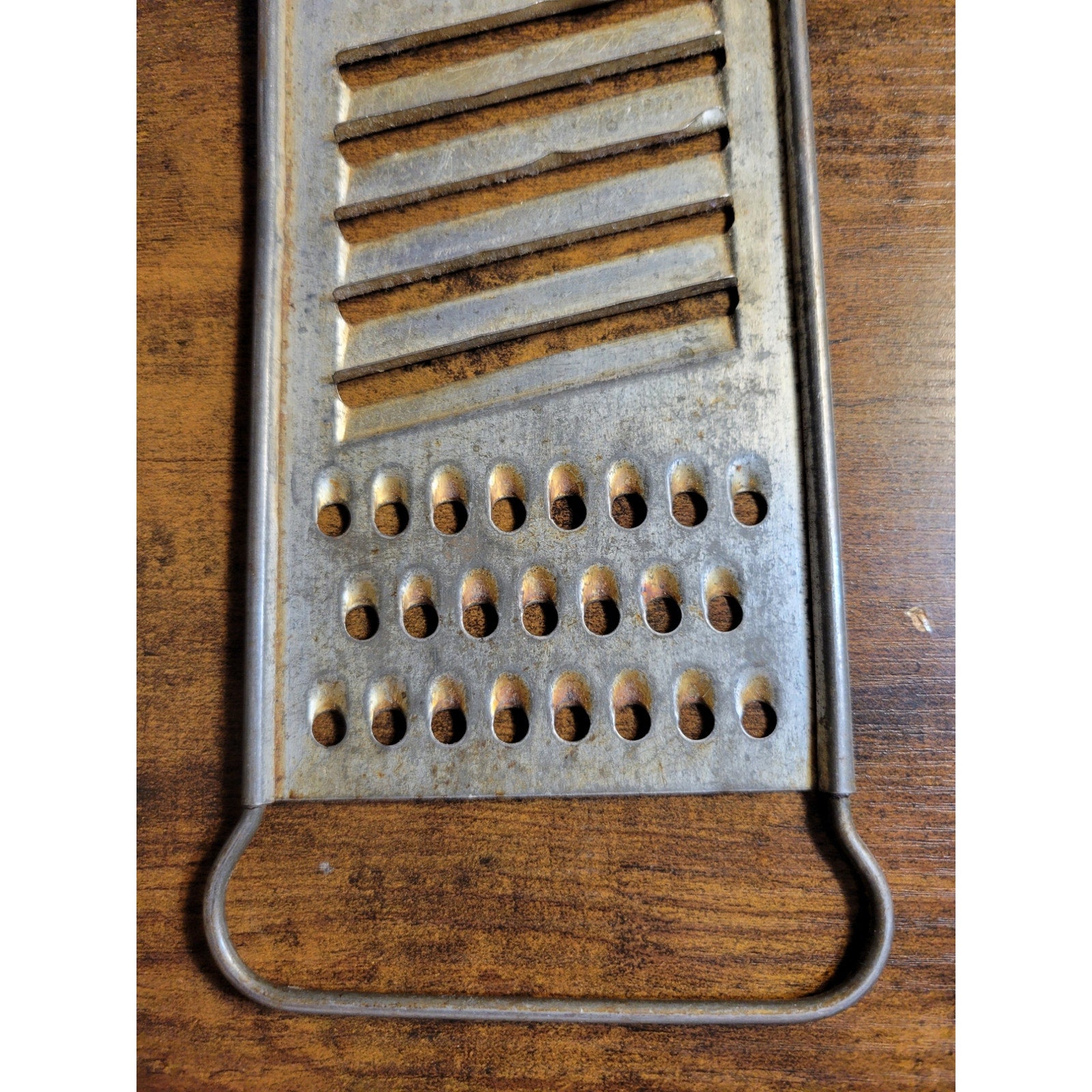 Vintage All in One Stainless Steel Shredder/Grater - 11-1/2" x 4-3/4"