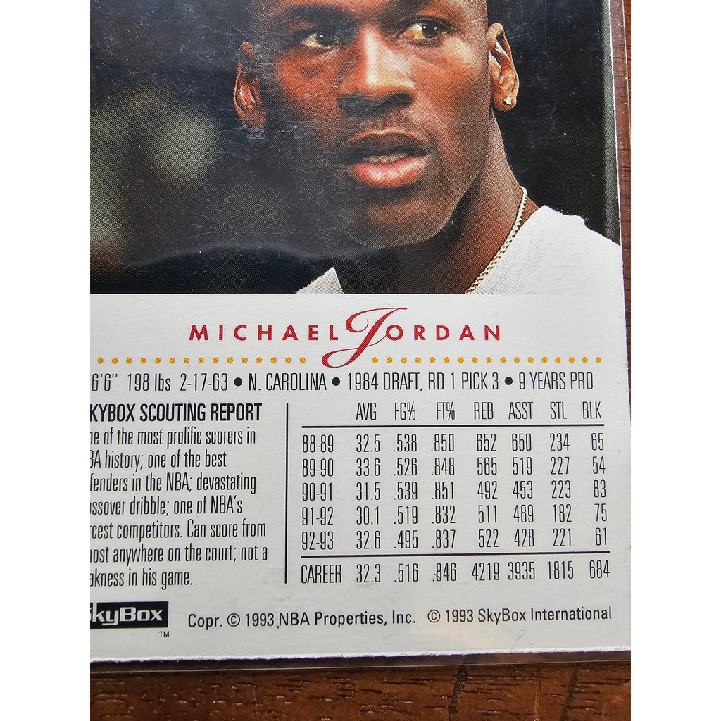 Michael Jordan 1993-1994 Skybox Premium No Number Promo - Chicago Bulls - NBA