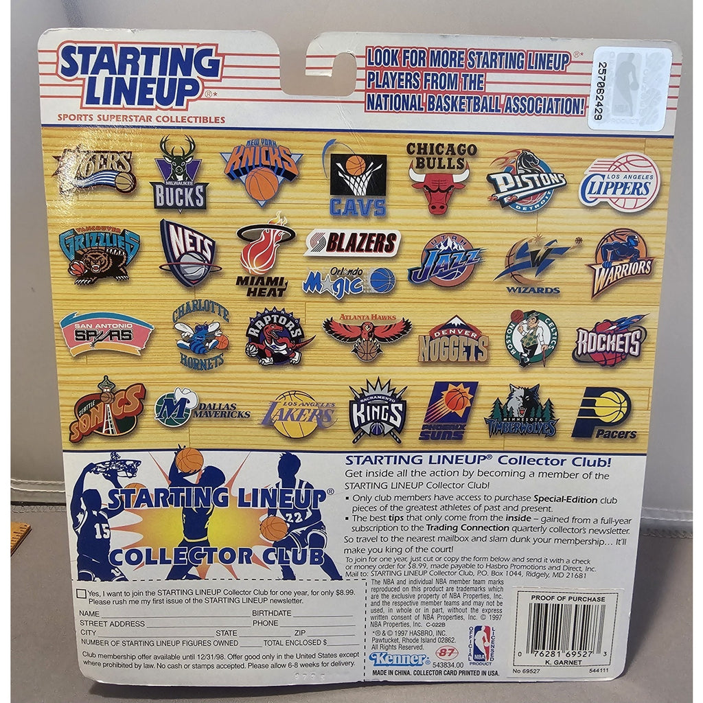 Vintage 1997 Kenner/Starting Lineup 69527 Kevin Garnett Minnesota Timberwolves