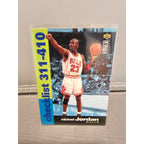 Michael Jordan 1995-1996 Upper Deck Collectors Choice #410 - Checklist 311-410