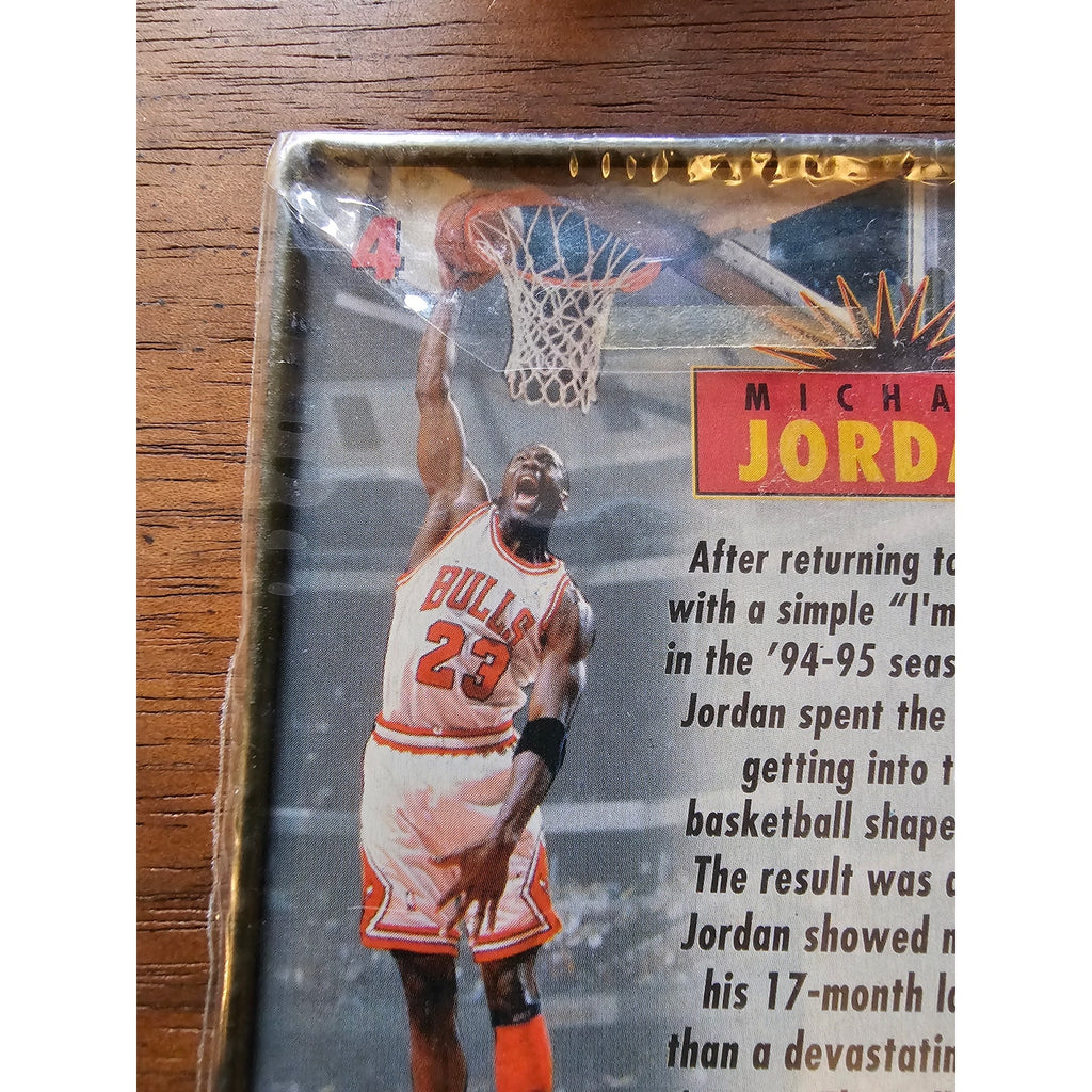Michael Jordan 1996 Upper Deck All-Metal Collector Cards #4 - Chicago Bulls -NBA