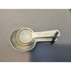 Set Of 4 Vintage Aluminum Measuring Spoons