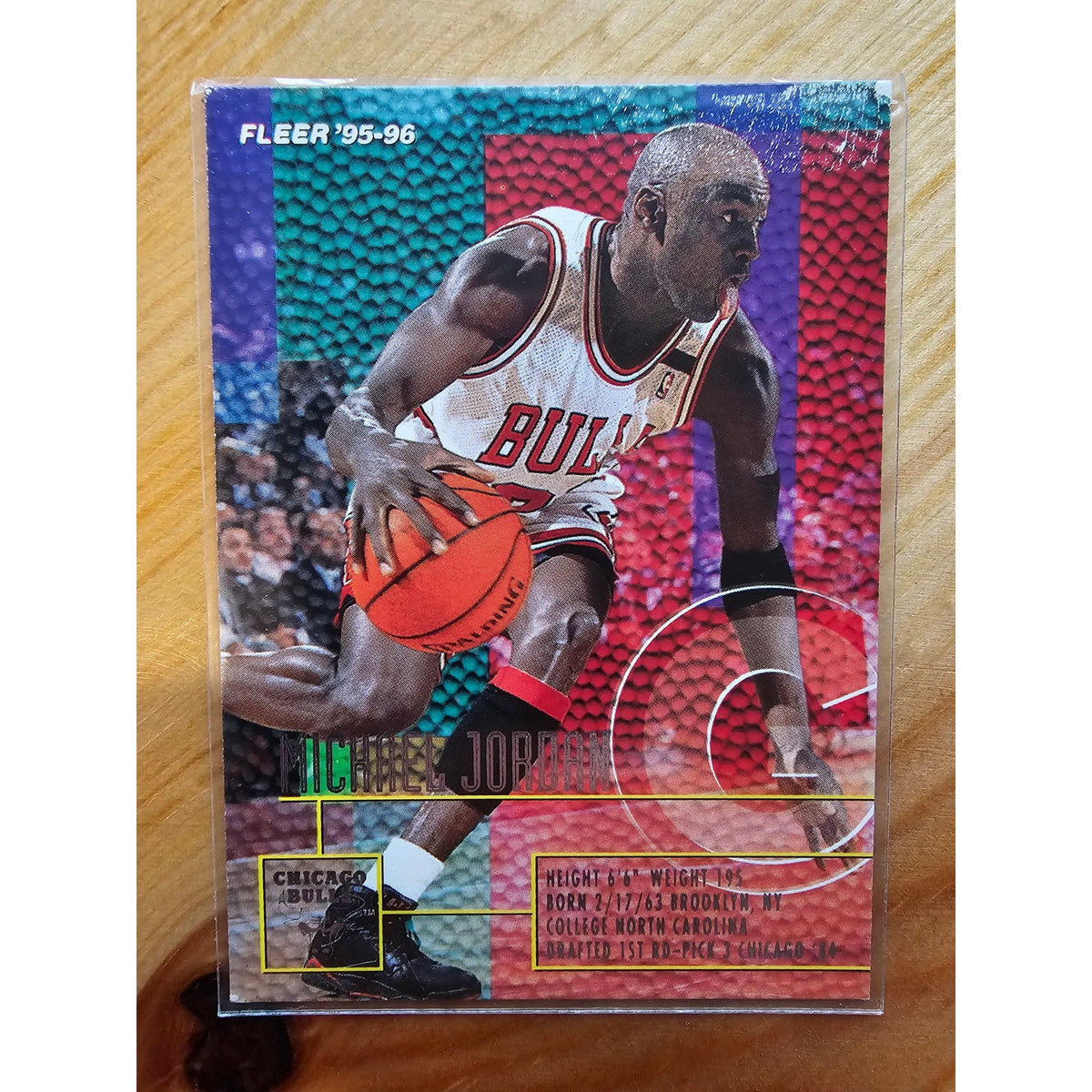 Michael Jordan 1995-1996 Fleer #22 - Chicago Bulls - NBA