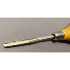 Vintage 5" Millers Falls Carving Tool Chisel w/large wood handle - Made in USA