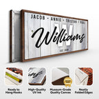 Family Wood Sign
