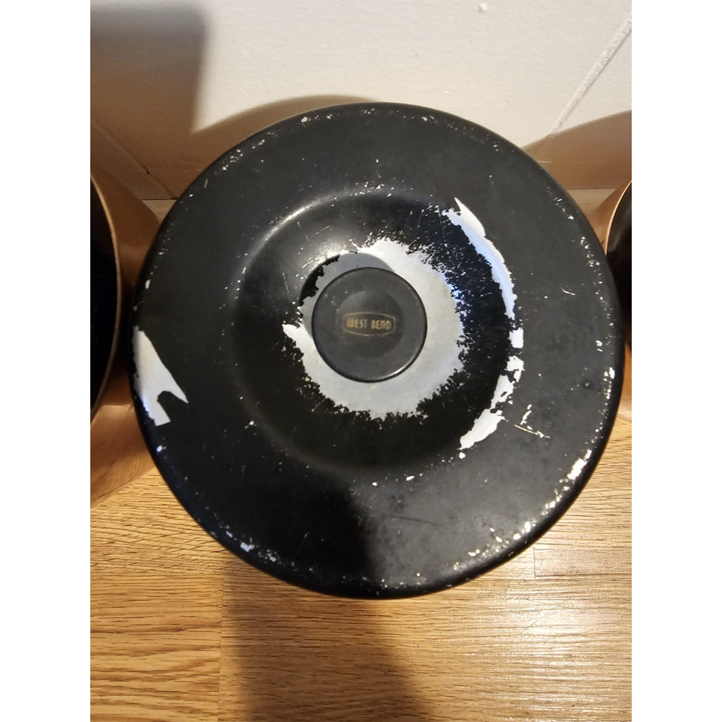 Vintage West Bend Copper Canister Set Of 4 - Aluminum Flour, Sugar, Coffee, Tea