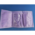 Vintage E.O Hotel - GaP - -5DEC60 - Purple Tri-Fold Wallet w/Beach Theme