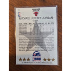 Michael Jordan 1990-1991 NBA Hoops #5 - Chicago Bulls - All Star - NBA