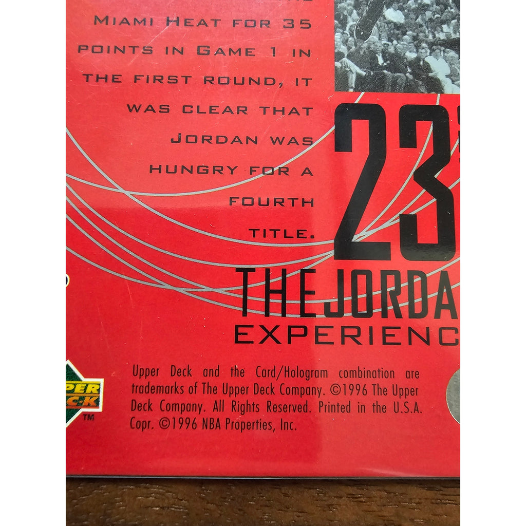 Michael Jordan 1996 Upper Deck 23 Nights #11 - Jordan Experience - NBA - Jumbo