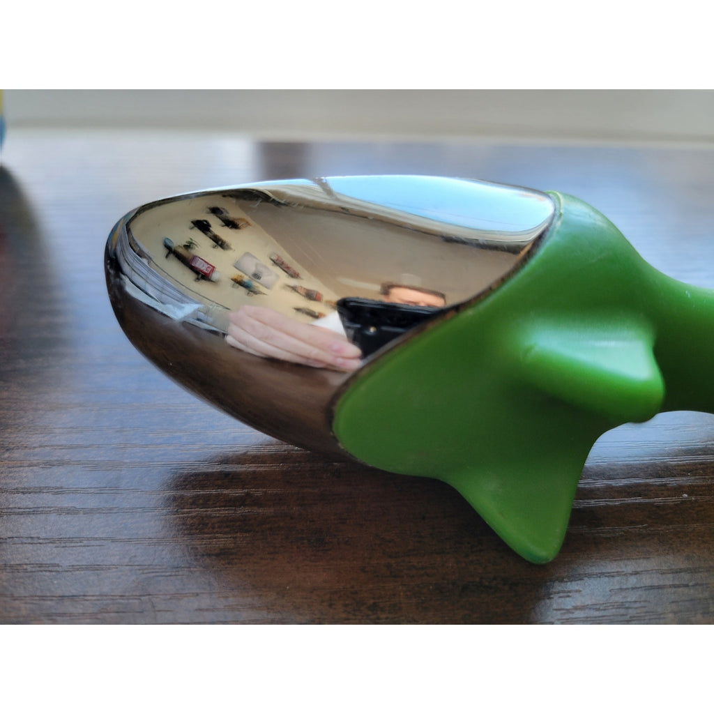 Tovolo Stainless Steel Ice Cream Scoop w/Green Handle