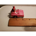 Disney Minnie Mouse Pull Back Pink Convertible Car McDonald's Meal Toy - F28