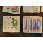 Vintage Whitman No. 3 Crazy Eights Mini Game - 43 Cards w/box instructions