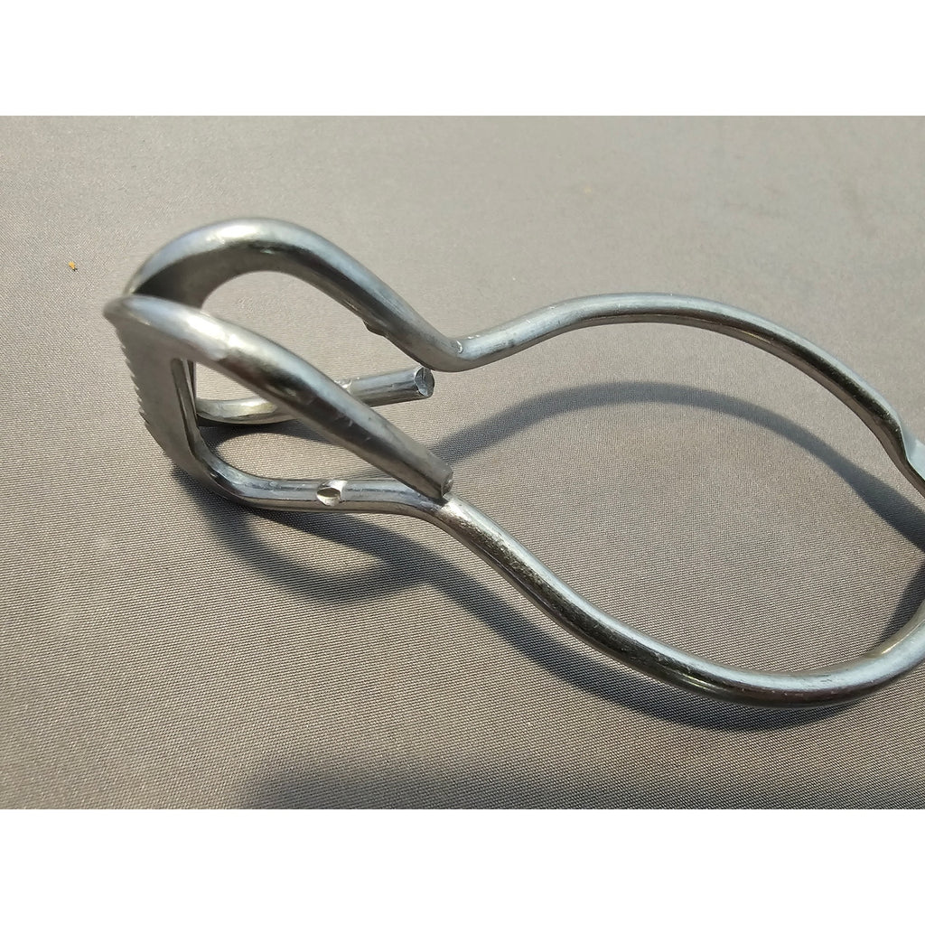 Vintage Ekco 7-3/4" (inch) Stainless Steel Tongs - USA