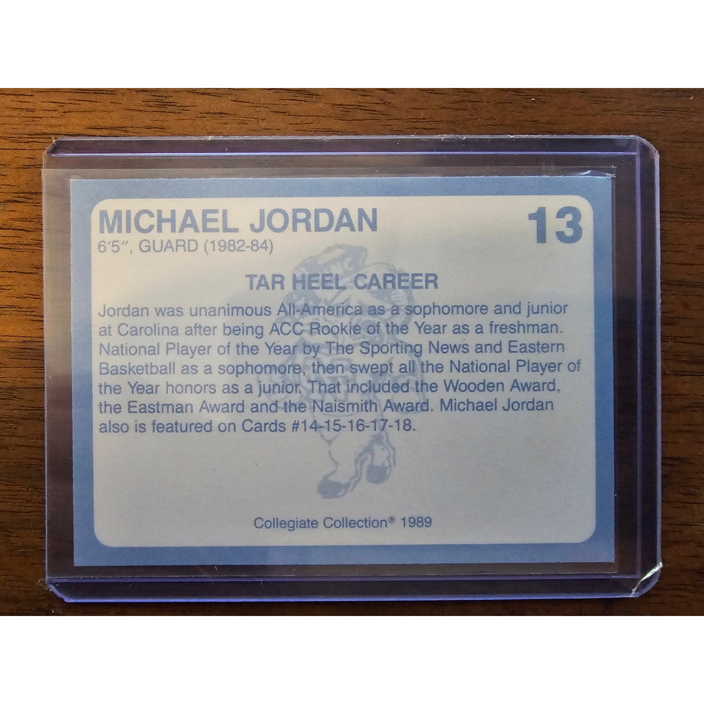 Michael Jordan 1989 Collegiate Collection #13 - Carolina's Finest 1st Edition