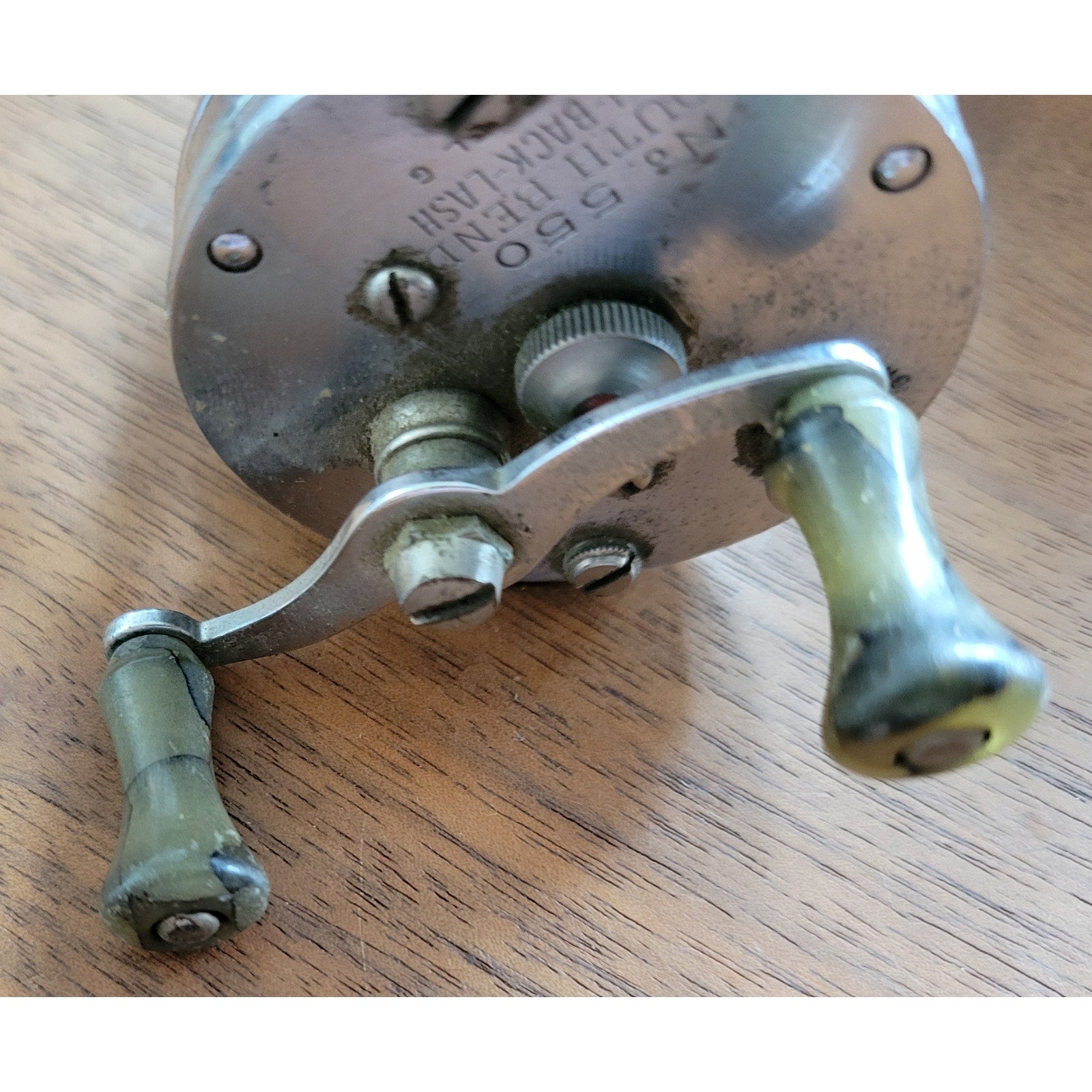 Vintage South Bend No. 550 Anti-Back Lash - Model G Fishing Reel - Made in USA