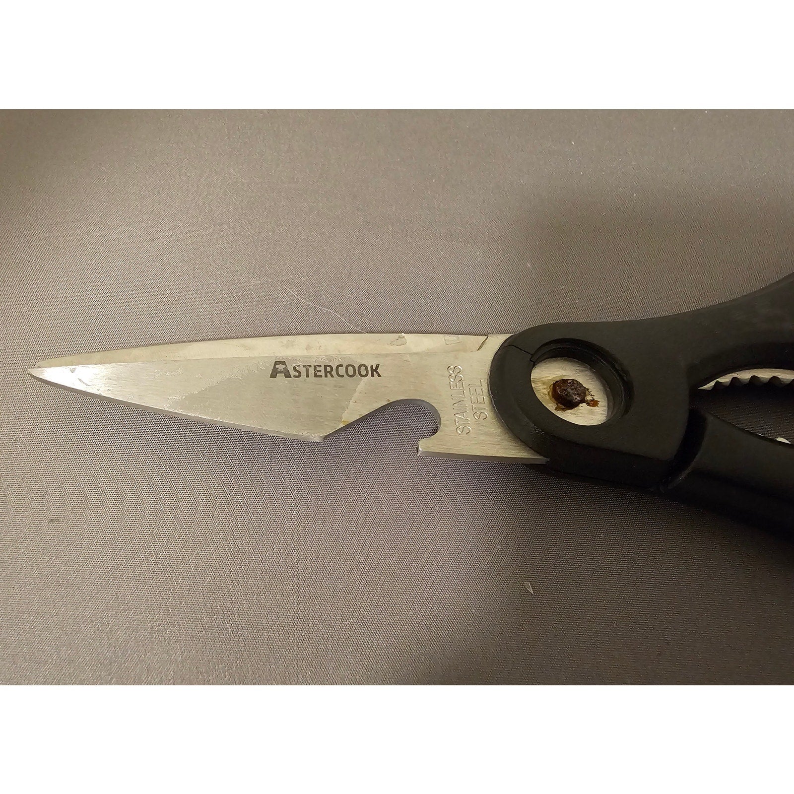 8" (in) Astercook Stainless Steel Kitchen Sheers-Scissors - Utility Tool (used)