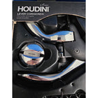 Black Houdini Lever Wine Corkscrew by Rabbit w/Foil Cutter & Case - $39.99 New!