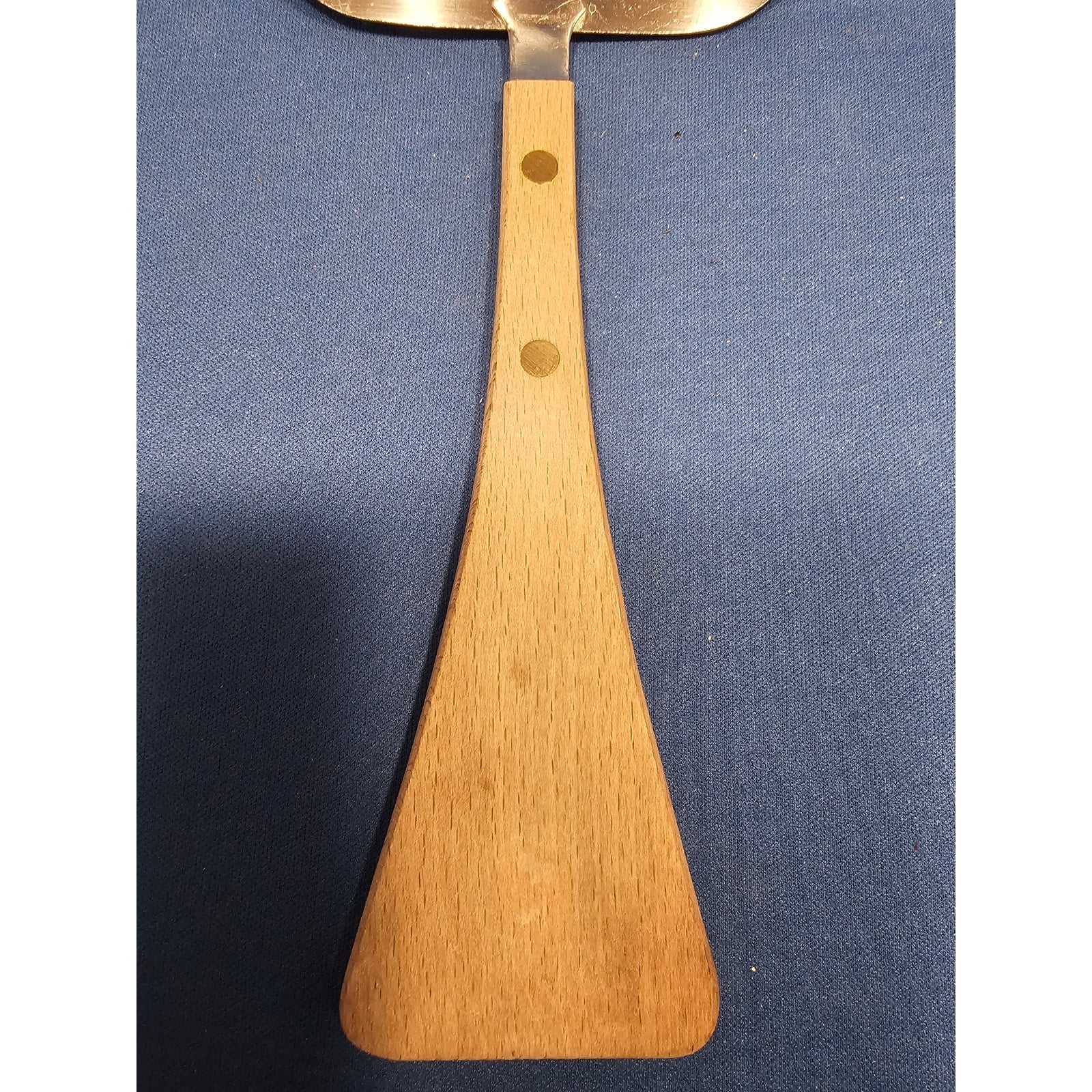 Vintage HOAN 4" (inch) wide Cheese Slicer/Server - w/Wood Handle - Made in Japan