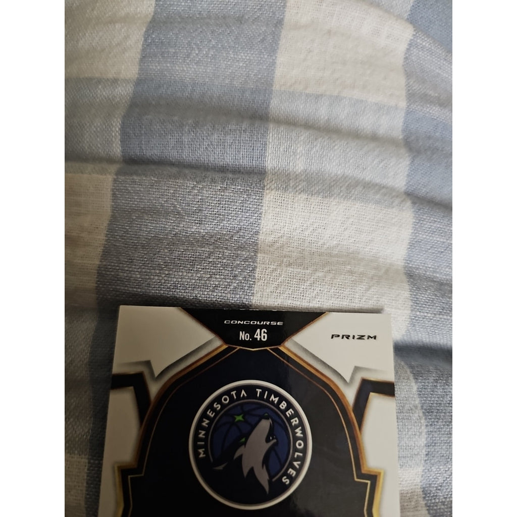 Anthony Edwards 2022-23 Panini Select #46 - Concourse Blue Prizm - Timberwolves
