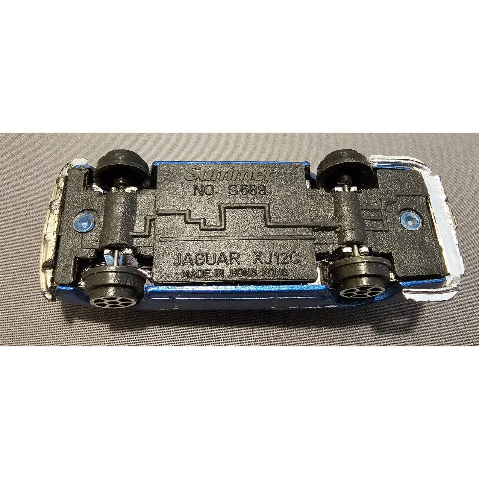 Vintage Summer S689 - Die Cast Blue Jaguar XJ12C - loose - Hong Kong - 1:66