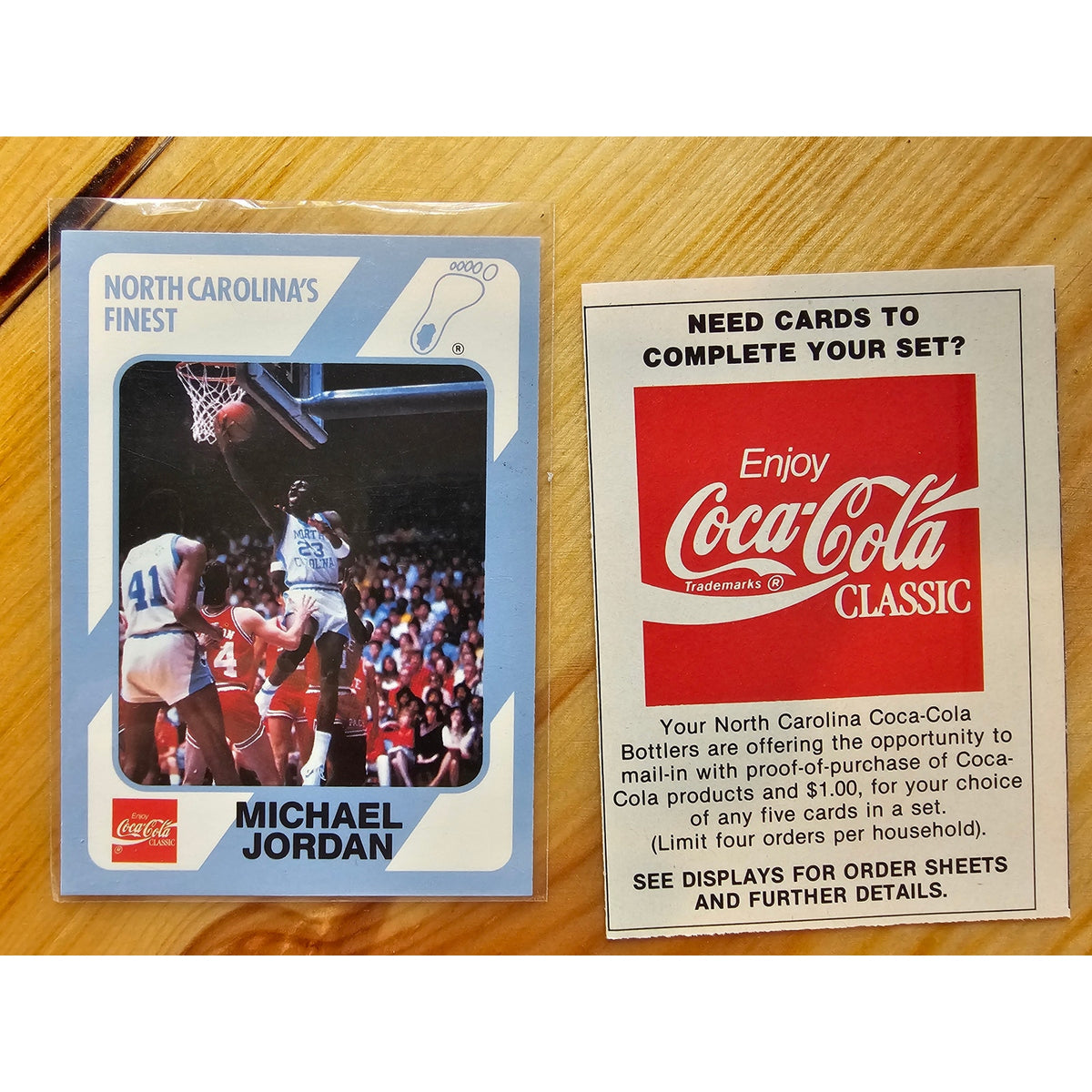 Michael Jordan 1989 Collegiate Collection #14 - Carolina's Finest - Fresh Pull