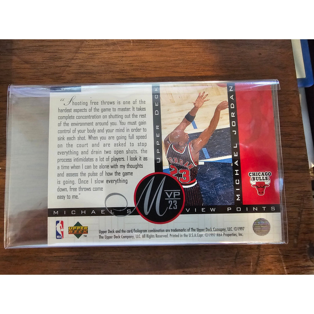Michael Jordan 1997 Upper Deck #VP5 - View Points - NBA - Jumbo