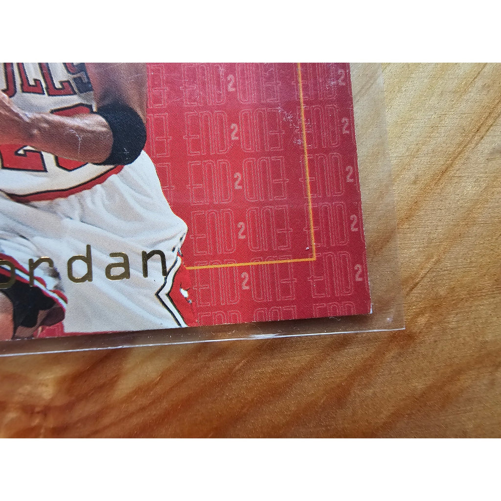 Michael Jordan 1995-1996 Fleer #9/20 End 2 End - Chicago Bulls - NBA