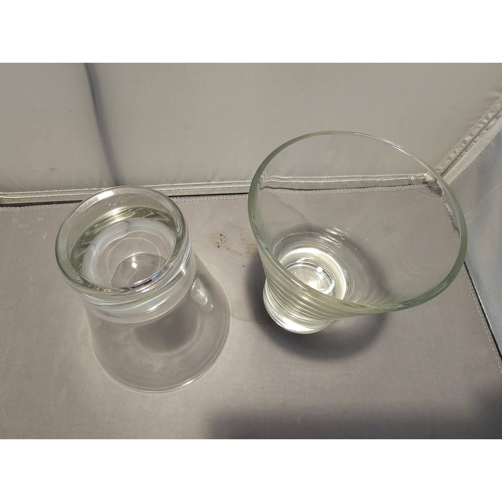 Vintage Set of 2 Libbey 11106520 - 11.8 oz Double Old Fashioned Clear Glasses