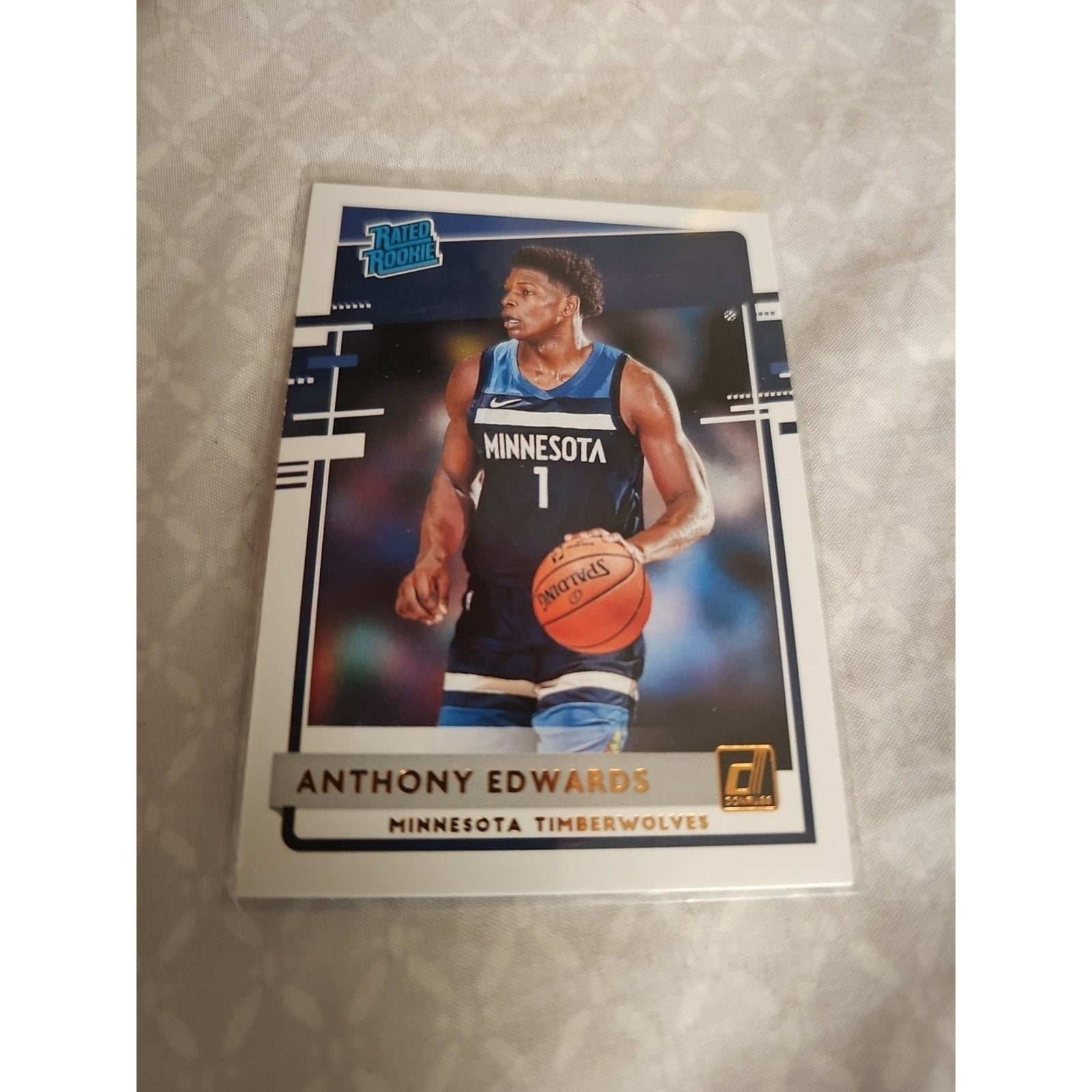 Anthony Edwards 2020-21 Donruss #201 - Bronze - Rated Rookie - Timberwolves