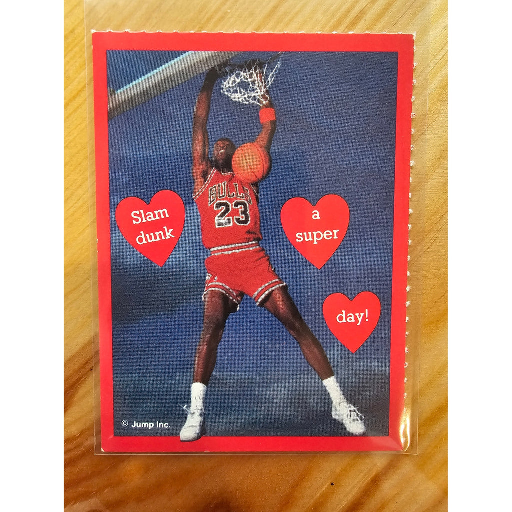 Michael Jordan 1991 Cleo Valentines - Jump Inc - NBA Properties - Slam Dunk