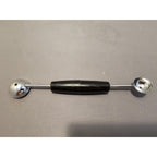 Vintage 7-1/2" Ekco Black Plastic Handled Double Ended Melon Baller/Curler